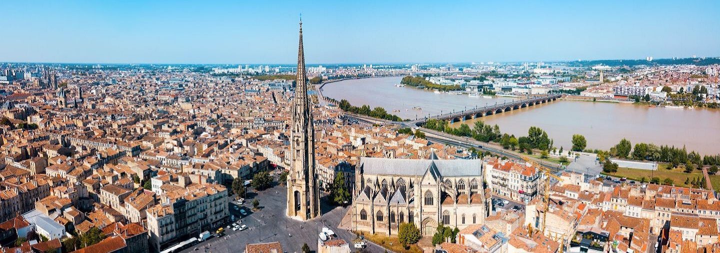 Vue de la ville de Bordeaux